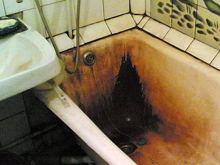 Залить изношенную ванну акрилом цена